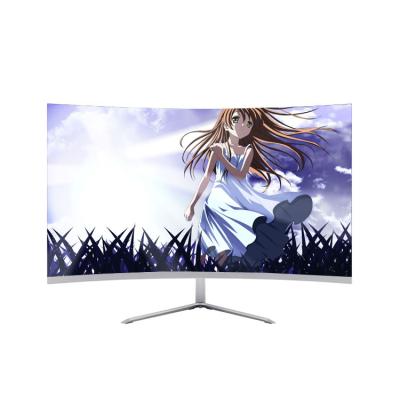 China Speaker Desk 23.8 Inch LCD Curved Screen Computer Monitor 24 Inch Curved Gaming PC LED Monitors for sale