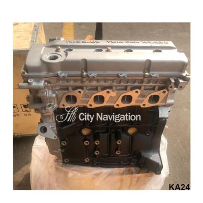 China Original KA24 KA20 Long Auto Engine Assembly Block Engine For Nissan 2.4L for sale