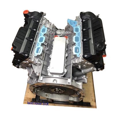 China Aluminum Original Long Block Auto Engine Assembly Motor For Land Rover 3.0T for sale