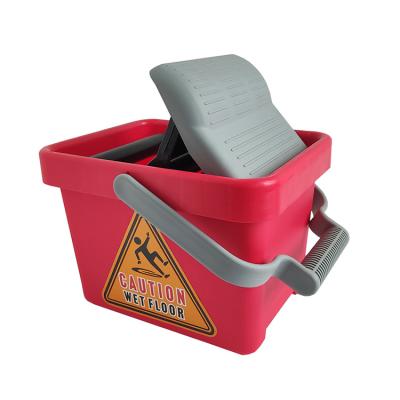 China Sustainable 9L Handy Step Wringer Bucket Made In China for sale