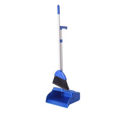 China Home cleaning Janitorial Supplies Cleaning Products Lobby Dustpan Set in Blue Color for sale