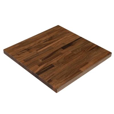 China Modern South America Walnut Wood Square Shape Table Top Can Custom Sizes for sale