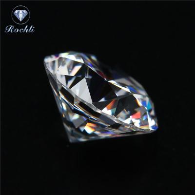 China Round Melee Game Or Fire Moissanite 0.5carat 18mm Rough White CVD Color Of Moissanite Russia Synthetic For Making Jewelry Moissanite for sale