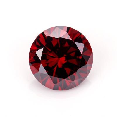 China Red color clearance or fire 1 carat 6.49mm moissanite lab created forever industrial brilliant cut heart arrow moissanite for sale