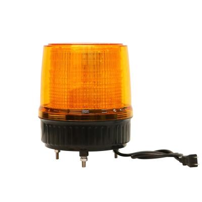 China PC+ABS MUYE DC12V 24V Amber Led Warning Strobe Rotating Flashing Light With Magnetic Base for sale