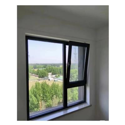 China Louver Curtain Type Aluminum Alloy Glass Folding Window for Double Layers Glass Doors for sale