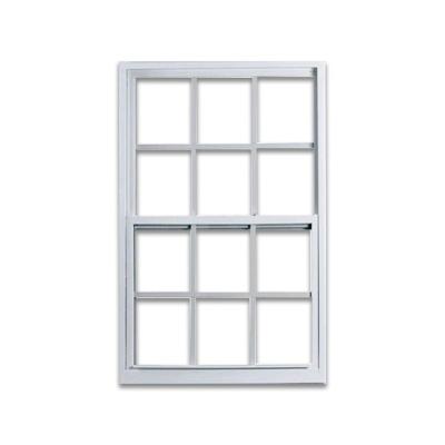 China Gray Fibreglass Top Bullet Proof Single Hung Windows with Energy and Anti Theft Features for sale