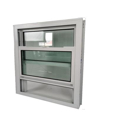 China Steel Grid Glazing Glass Black Aluminum Frame Custom Single Hung Windows for Leisure Facilities for sale