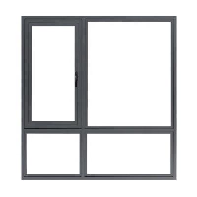 China Waterproof Sliding Glass Folding Window Ranked 1 In Casement Windows Magnetic Screen for sale