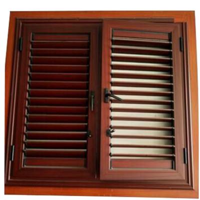 China Family House Straight Style Aluminium Windows with Shutter Custom Design Essential for sale