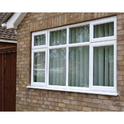 China Customized Size Steel Casement Window with Qualified Hardware Upvc Soundproof Vinyl for sale