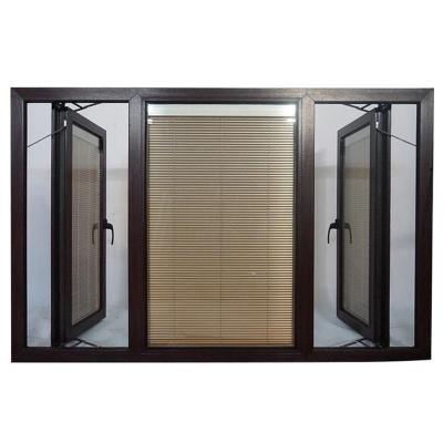 China Metal Houses Aluminum Casement Window with Aluminum Alloy Frame at Lowes for sale