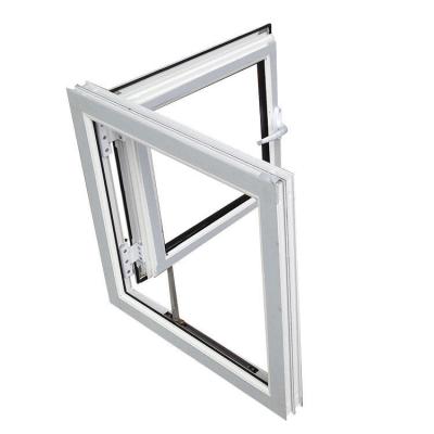 China Single Glass Type Double Glazed Aluminum Casement Window Dog Door for Chinese Top Hardware for sale