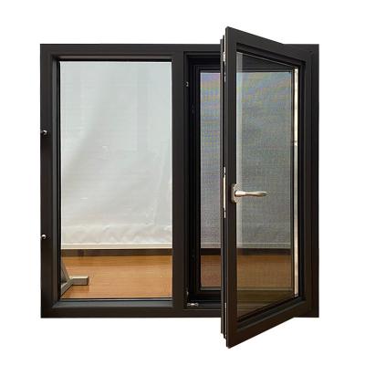 China Home Office Modern Style Soundproof Casement Aluminium Windows with Aluminum Alloy Frame for sale