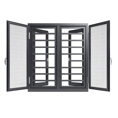 China Energy Soundproof Aluminum Casement Windows with Screens and Improved Noise Reduction for sale