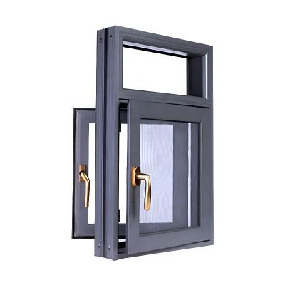 China Windproof Casement Windows With Screens and Tempering Glass for Customizable Size for sale