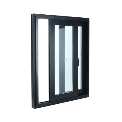 China 100 Aluminum Out Swing Window with Folding Screen and Thermal Break Aluminum Profile for sale