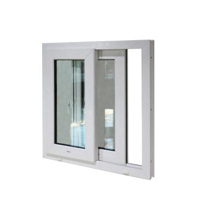 China Customized American Pvc Wooden Sliding Windows Heavy Duty and High Security System for sale