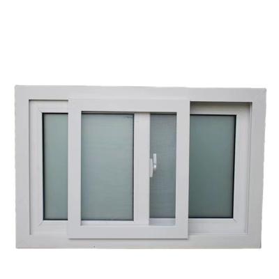 China Puertas corredizas de vidrio de plástico de vinilo de doble acristalamiento Otros Pvc Ventanas corredizas Upvc en venta