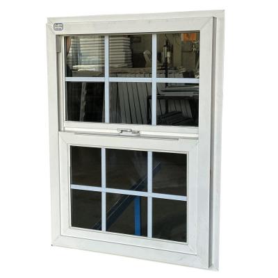 China Swing Open Style Single Hung Windows Pvc Folding Screen North American Vinyl Window for sale