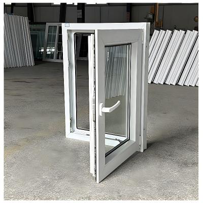 China Home Office Custom European Design Upvc Windows Double Glazing Horizontal Vertical Opening Pvc Casement Window for sale