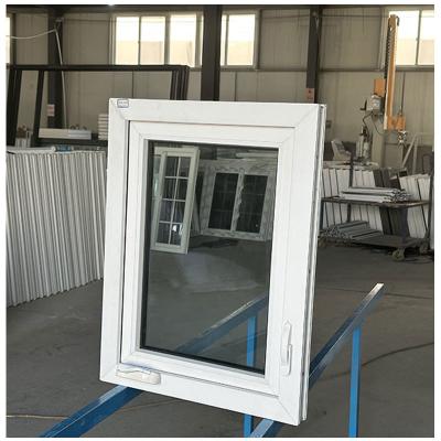 China Home Office Upvc Glazed Casement Windows with Soundproof Function European Style for sale