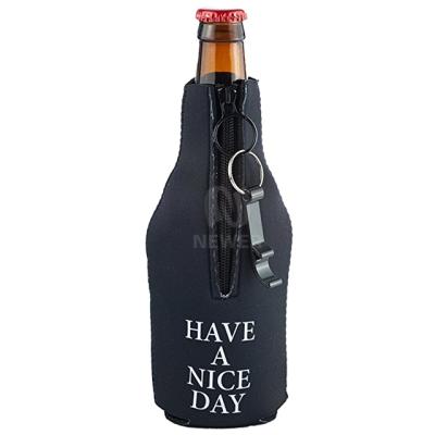 China OEM Stubby Design 3mm Waterproof Neoprene Holder With Bottle Opener for sale