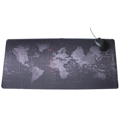 China Sublimation Design World Map Deskpads Gaming Soft Wholesale Cheap Rubber Non-slip Mouse Pad for sale