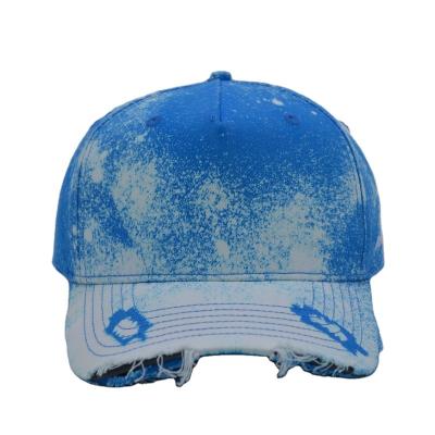 China COMMON 6 Panel Custom Tie Dyed Baseball Cap With Custom Logo for sale