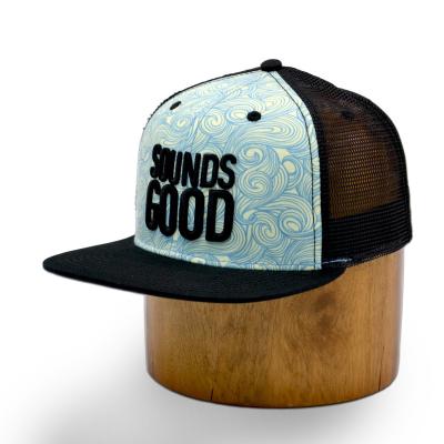 China JOINT design your own sublimation printing 6 panel snap back with flat brim snapback caps for sale