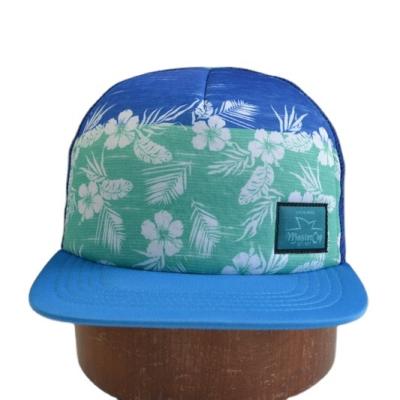 China JOINT High Quality 6 Panel Trucker Hat Flat Peak Cap For Young Adult for sale