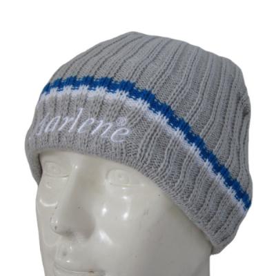 China Custom Fashion COMMON Tricolor Beanie Hats for sale