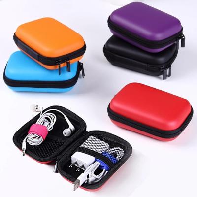 China Hot Sale Anti-fall EVA Storage Bag Organizer Case EVA Zipper Case Headphones Storage Case for sale