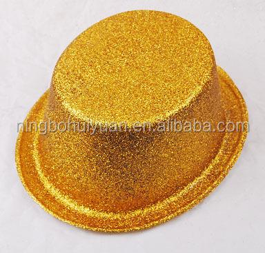 China Top Cap PVC Flat Surface Cap With Glitter for sale