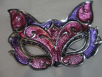 China Cheap Colorful Pvc+non-woven Fabric Carnival Party Mask Cat Mask for sale