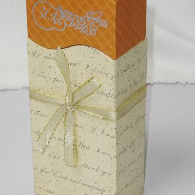 China Handmade Chinese Tea PU Leather Box Packaging With Custom Pattern And Gift Ribbon for sale