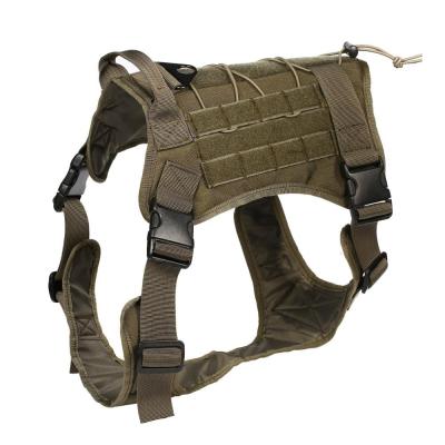 China Adjustable Dog Harness Vest Training Dog Service Tactical Dog Vest for sale