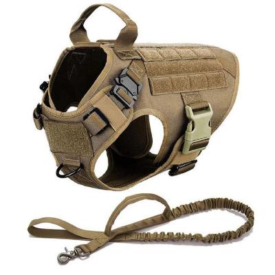 China Factory Supply No-Pull Military Training Waterproof Dog Harness Invest Adjustable Tactical Dog Vest for sale