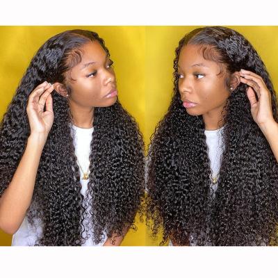 China Other Brazilian Pre Plucked 13x6 Lace Front Wigs Human Hair Wigs, Full HD Libertine Curly Transparent 360 Lace Frontal Wigs for sale