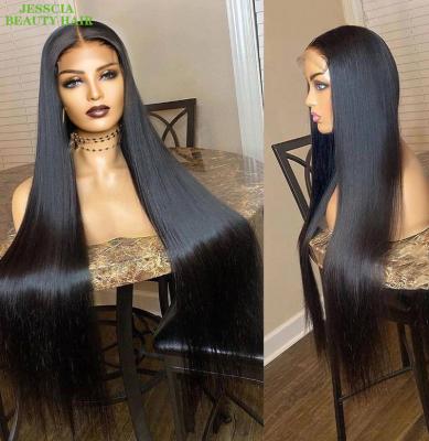 China STW Pluck Cheap Pre Plucked Brazilian Lace Front Wig , Straight 360 Full Lace Hair HD 13x4 Human Hair Frontal Wigs For Black Women for sale