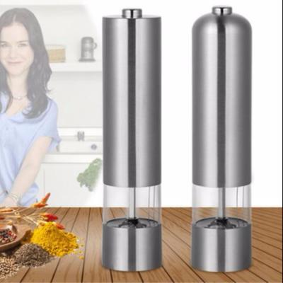 China Sustainable Electric Pepper Grinder One Link Stainless Steel Grinding Tool For Kitchen for sale