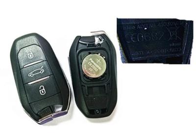 Chine Gousset Keyless de l'entrée CE0682/clé à distance 2011DJ1873 de Peugeot 433 mégahertz avec la lame Valeo A01TAB à vendre