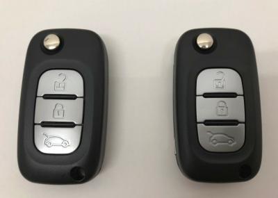 China Genuine Renault Flip Remote Key CWTWB1G767 PCF7961 3 Buttons 433 Mhz for sale