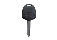 China Black Mitsubishi Remote Key 2 Buttons 433 Mhz ID 46 Chip Included Blade for sale