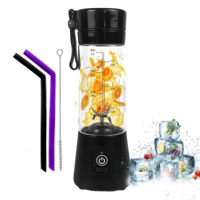 China Ice Crushing Mini USB Rechargeable Personal Fruit Blender Premium Personal Fruit Crusher Kitchen Appliances 460ml High Performance Portable Blender for sale