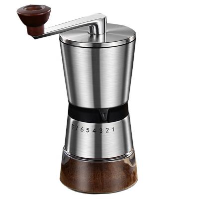 China High Quality Car Portable 304 Stainless Steel Manual Coffee Bean Grinder for sale