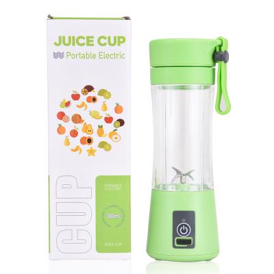 China Outdoor Personal Rechargeable Portable Blender and USB Automatic Fruit Smoothie Six Blades Handheld Juicer Cup for Gift for sale