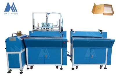 China Two Stations 360 PCS/H 780*430mm Cardboard Box Making Machine Case Maker Machine for sale