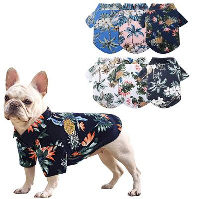 China Viable Custom 2022 New Logo Designer Dog Summer T-shirt Pet Clothes for sale