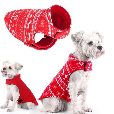 China Sustainable Dog Coat Designer Dog Fleece Reversible Sweater For Small Medium Large Dogs for sale